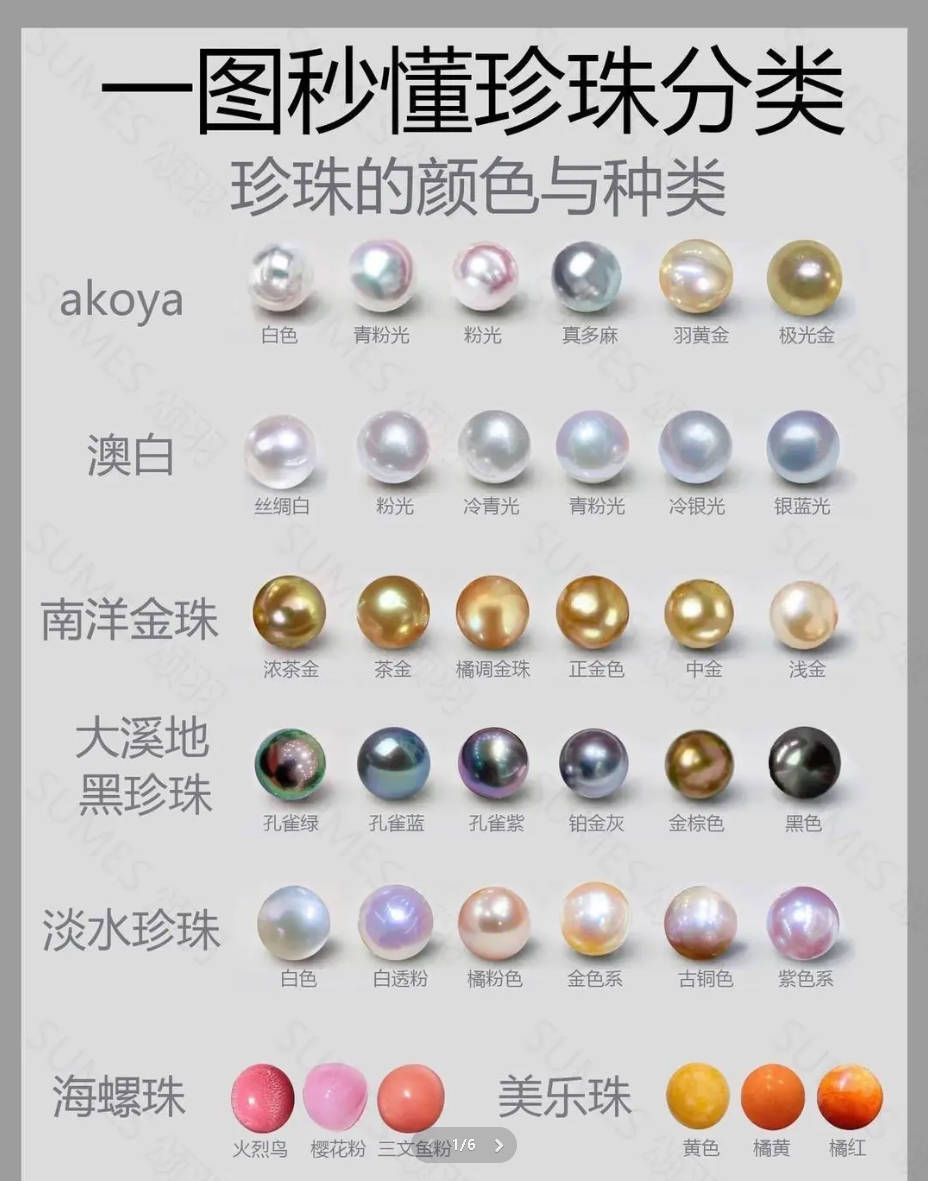 珍珠的分类