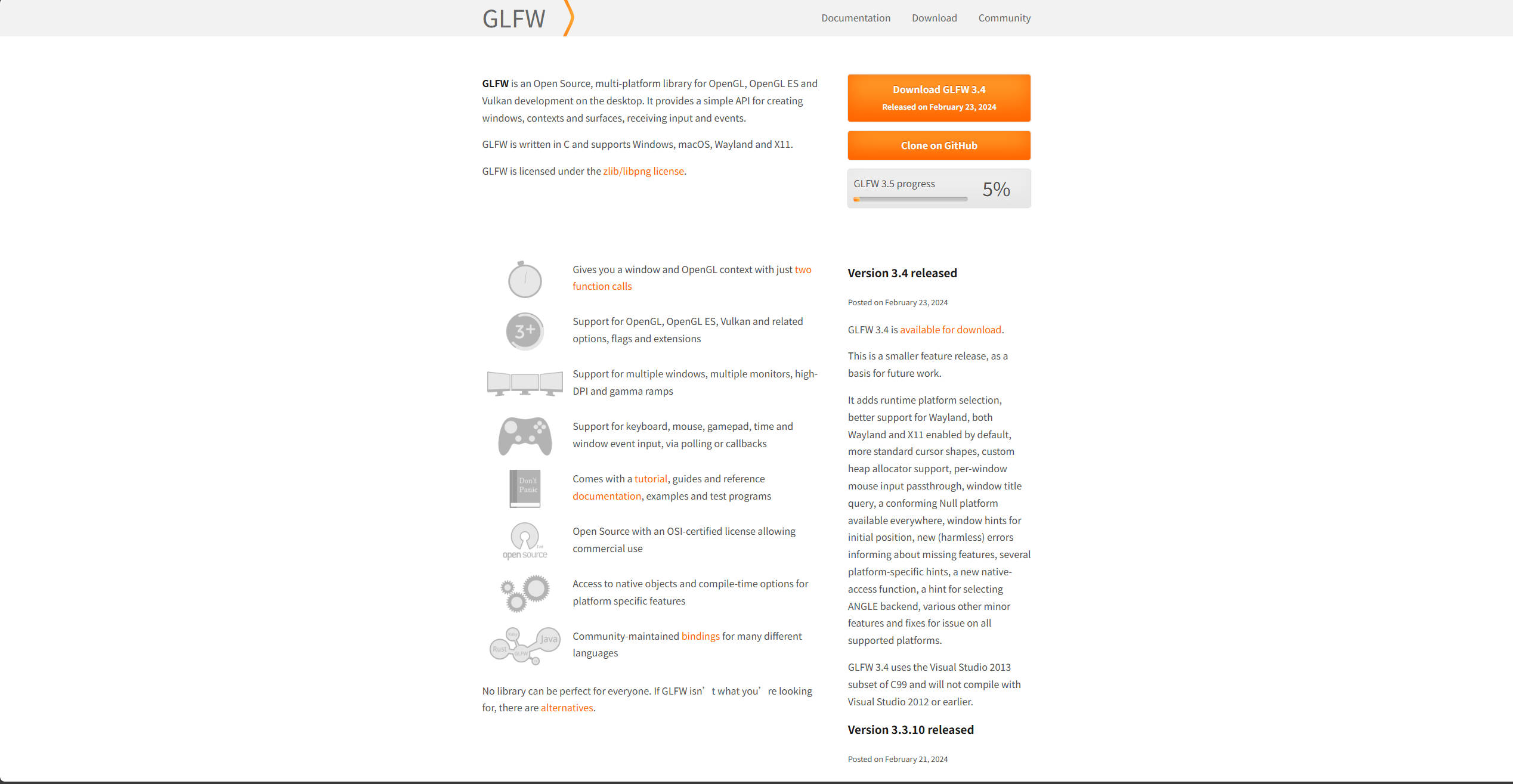 【网站】GLFW