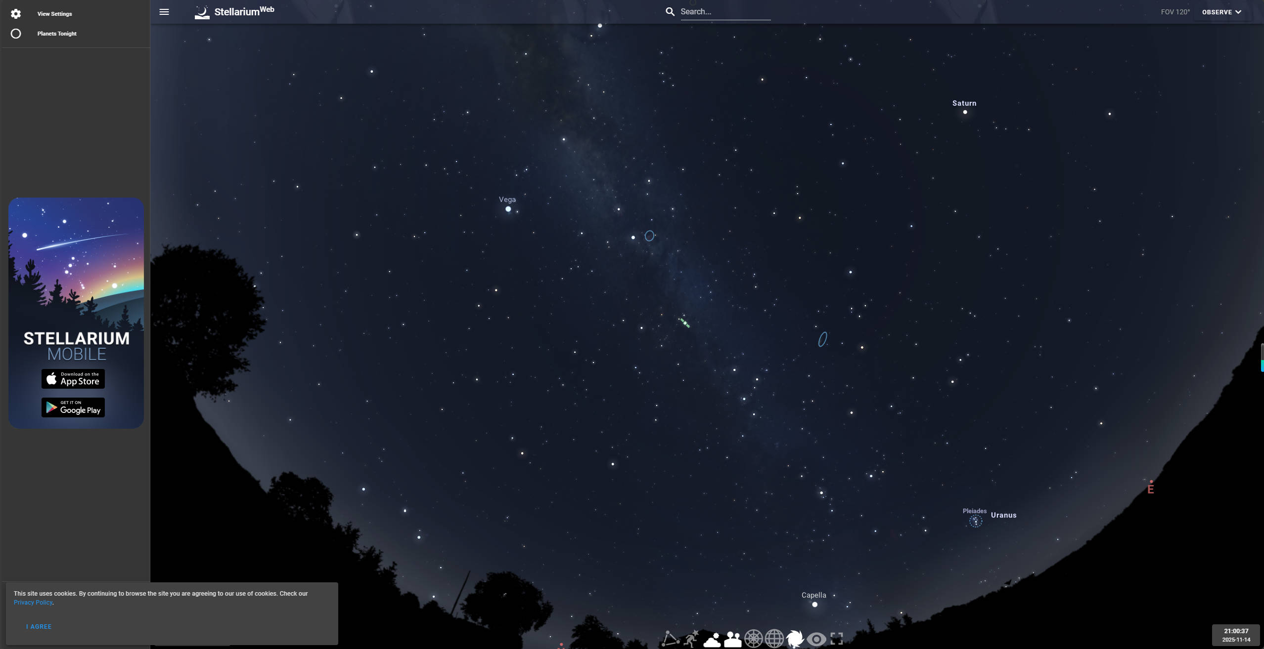 【网站】Stellarium