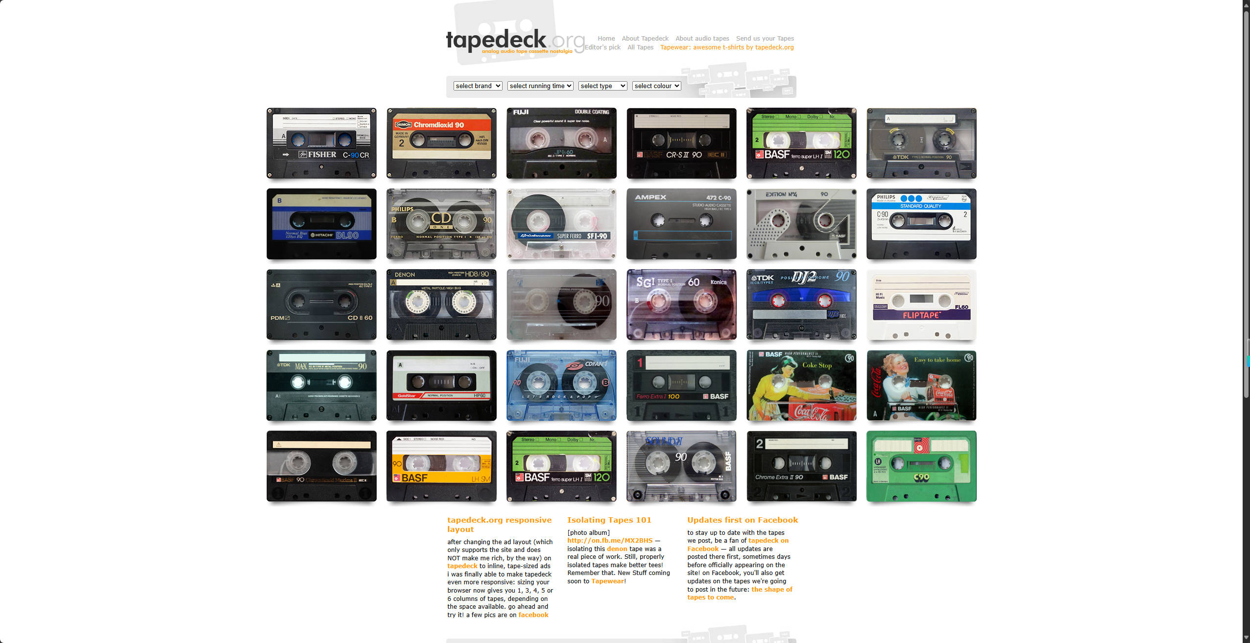 【网站】tapedeck