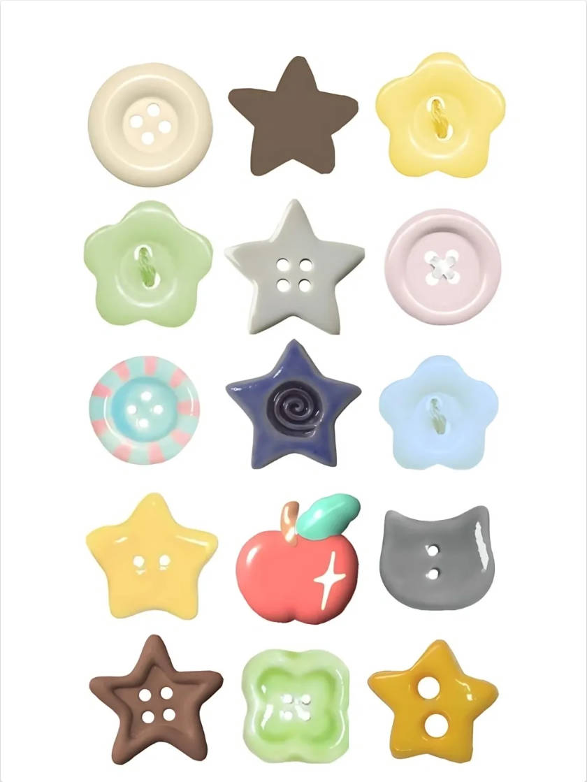 【素材】小纽扣素材