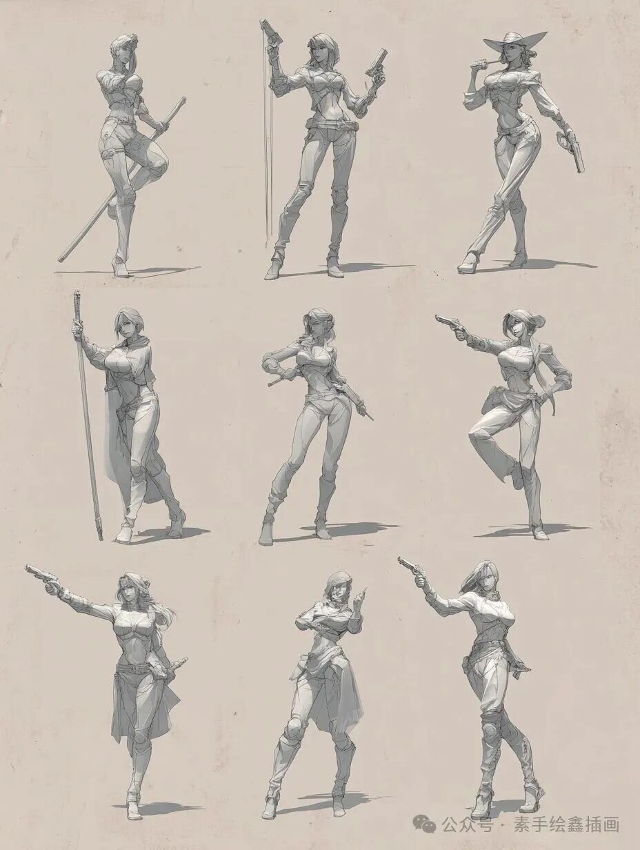 【参考】人体绘画参考3