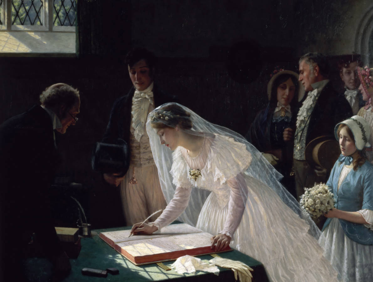 【油画】The Wedding Register