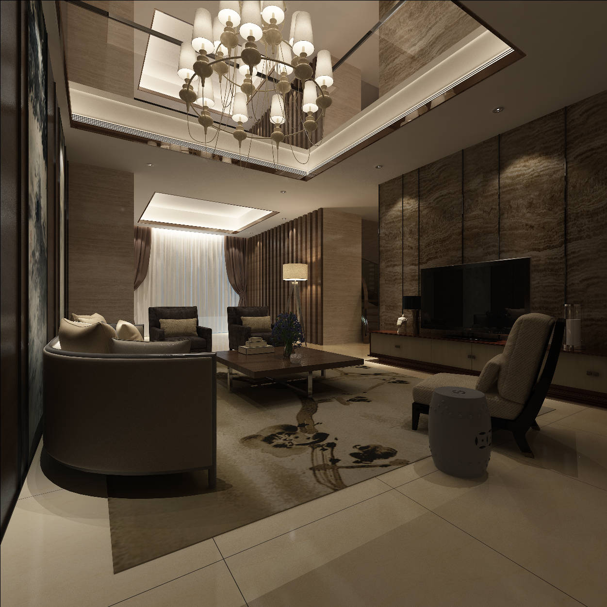 【3D模型】室内设计整体模型10