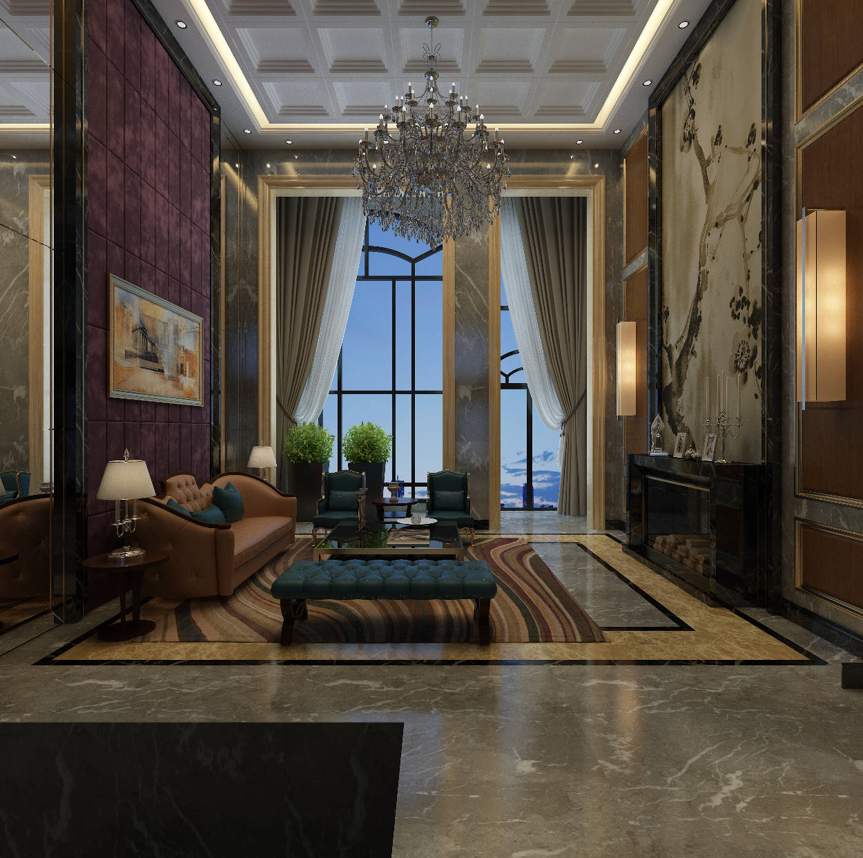 【3D模型】室内设计整体模型12