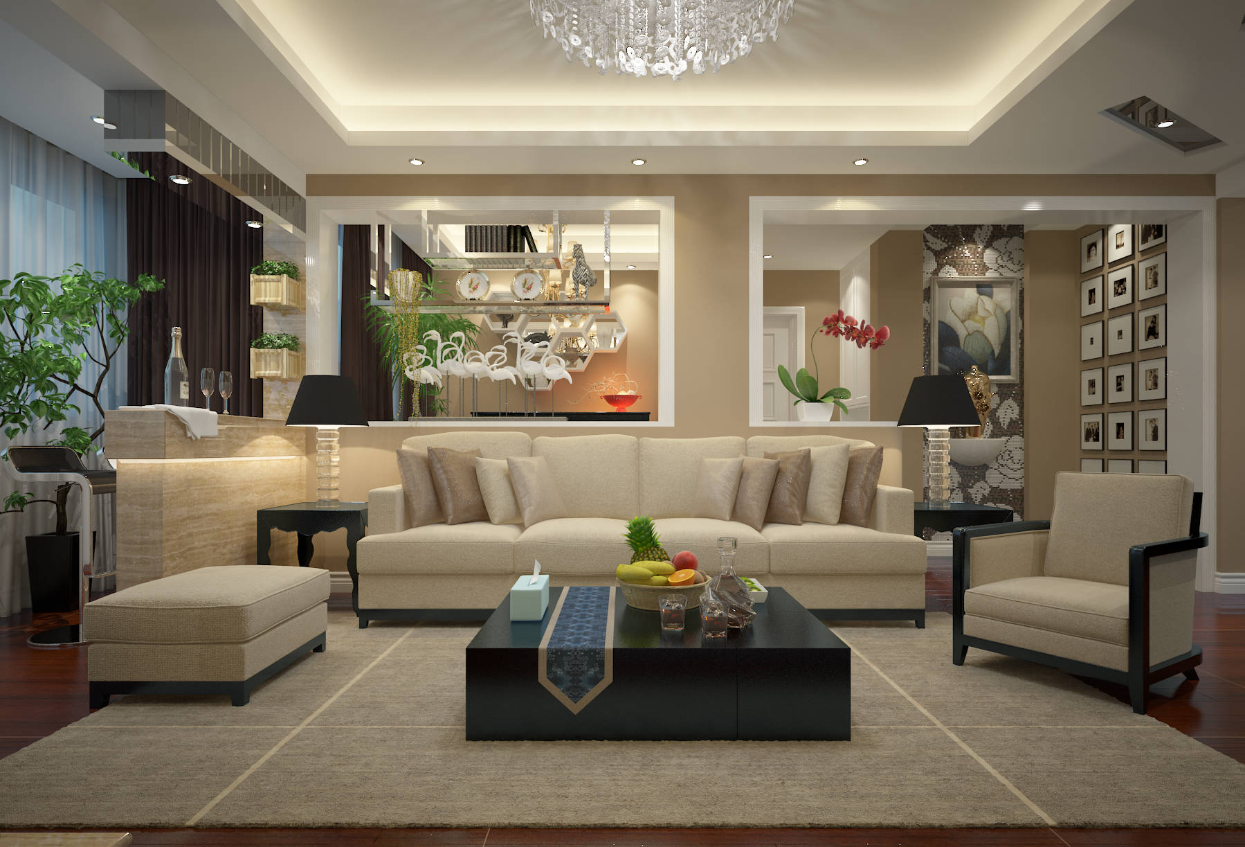 【3D模型】室内设计整体模型5