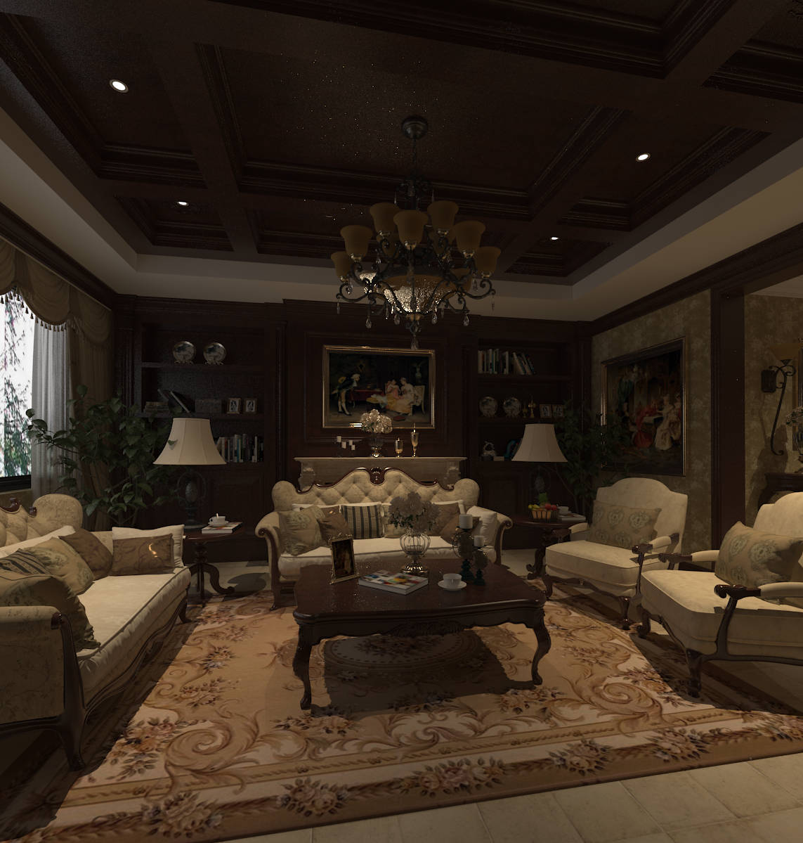 【3D模型】室内设计整体模型6