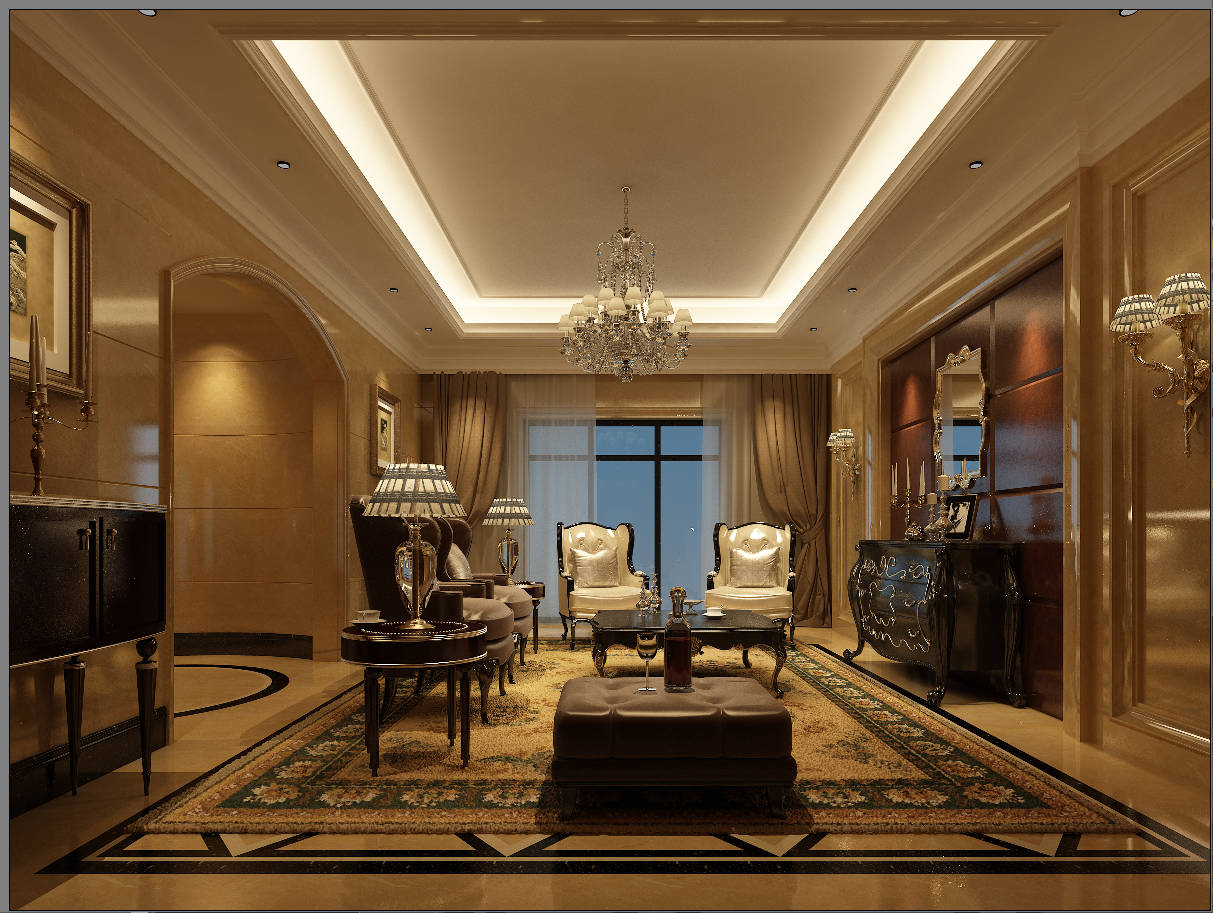 【3D模型】室内设计整体模型8