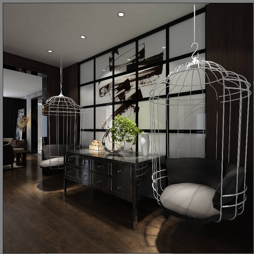 【3D模型】室内设计整体模型9