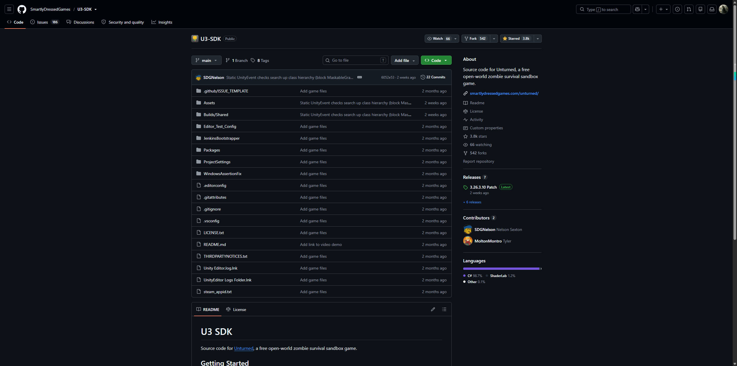 【Github】U3-SDK