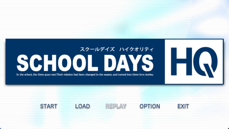 【游戏】School Days HQ