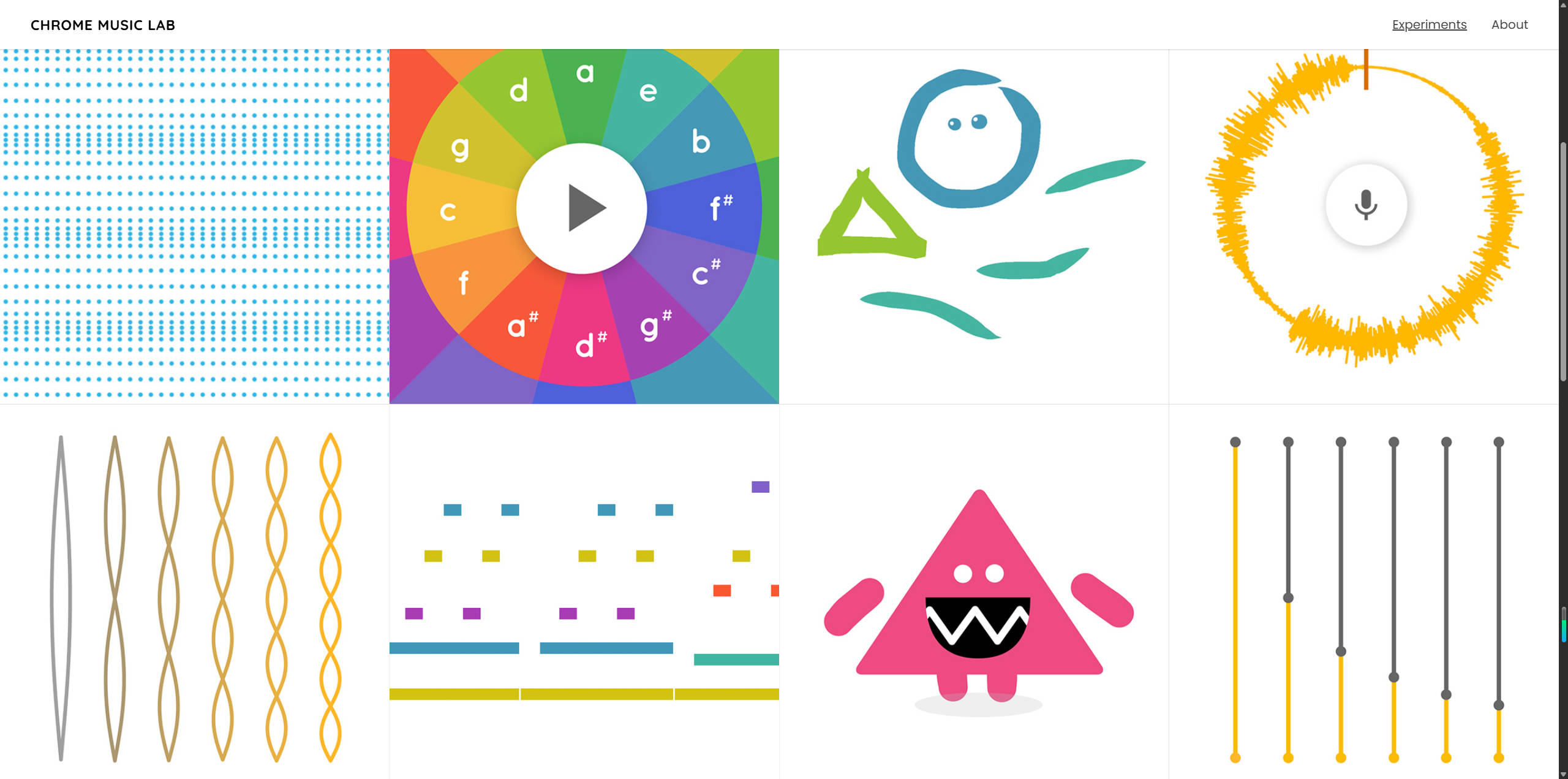 【网站】Chrome Music Lab