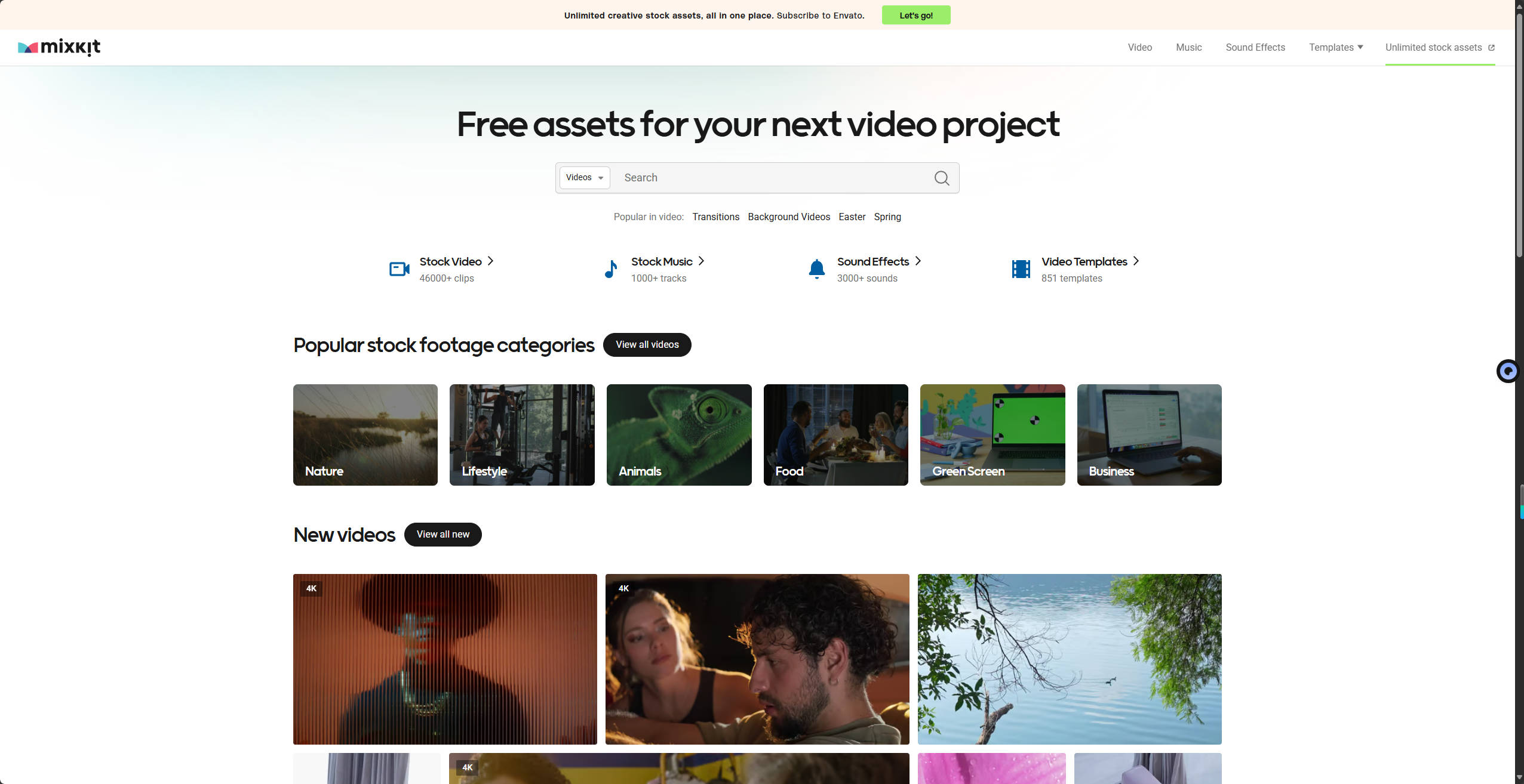 【网站】Mixkit - 绝佳视频项目免费资源