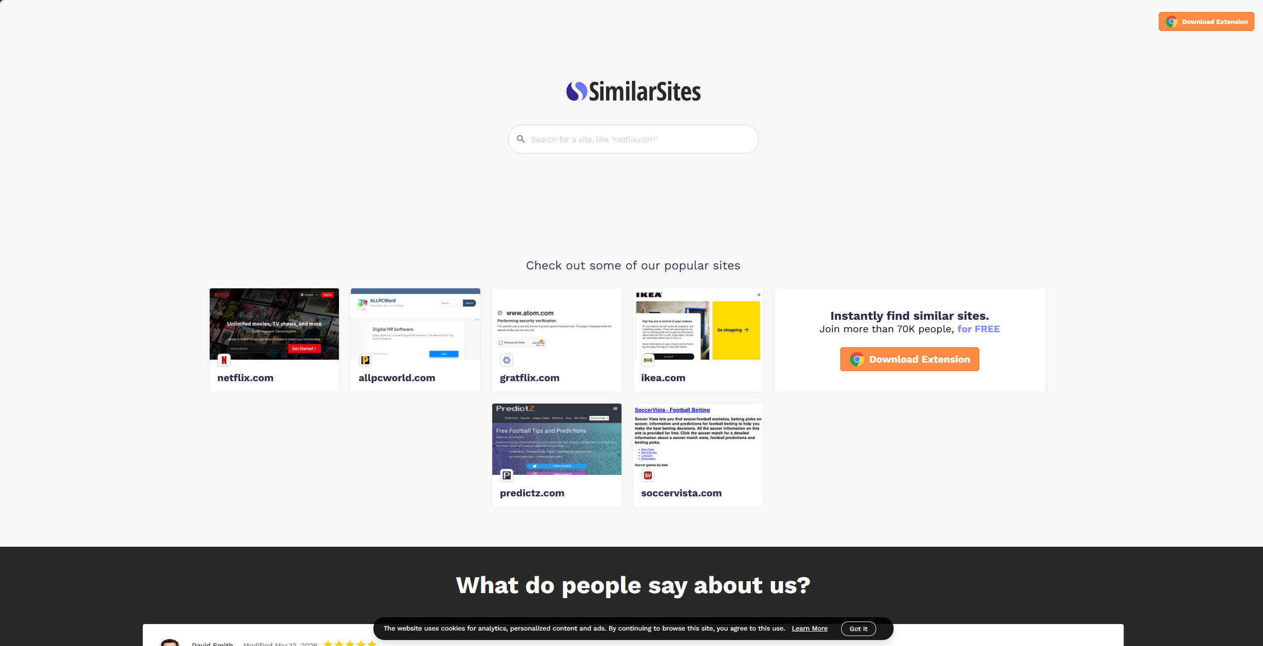 【网站】Similarsites.com - 探索相似网站